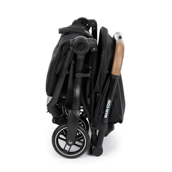 Maxi-Cosi Eva 3 Otomatik Katlanan Kompakt Bebek Arabası Essential Black - 12