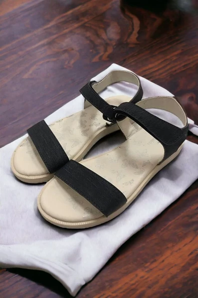 Balık Desenli Kız Çocuk Sandalet - 4