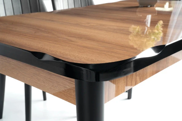 Erezoğulları Mobilya Yakamoz Milano MDF Mutfak Masa Sandalye Takımı 80x130 - Resim 4