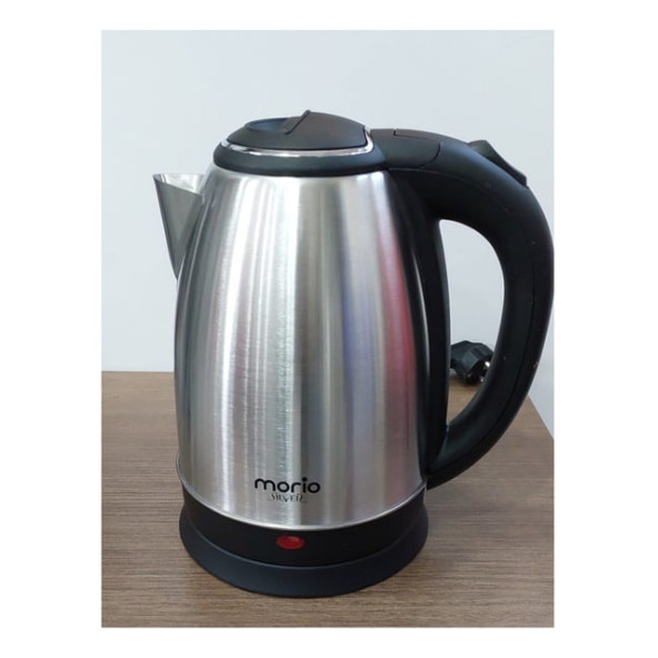 Morio Silver Paslanmaz Çelik Kettle 1700 ML Gri