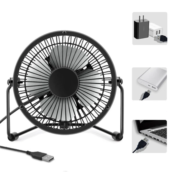 Hadron HDX7252 18cm Metal Masaüstü Usb Vantilatör - 7