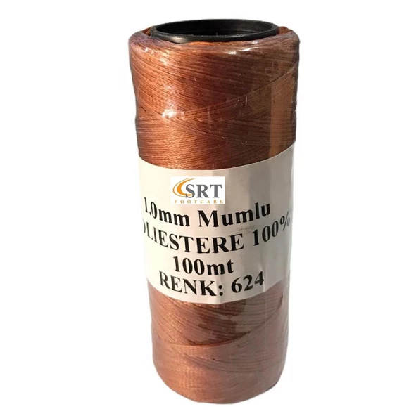 SRTfootcare Deri El Dikişi İçin Mumlu İplik 1 Mm 100mt (leathercraft, Deri Hobi) - 9