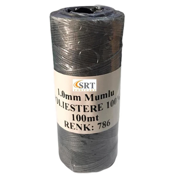 SRTfootcare Deri El Dikişi İçin Mumlu İplik 1 Mm 100mt (leathercraft, Deri Hobi) - 2