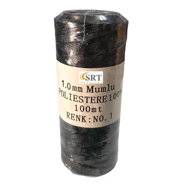 SRTfootcare Deri El Dikişi İçin Mumlu İplik 1 Mm 100mt (leathercraft, Deri Hobi) - 3