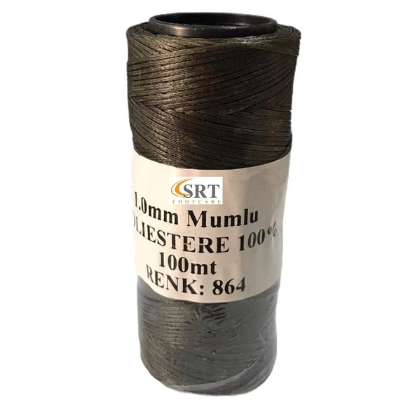 SRTfootcare Deri El Dikişi İçin Mumlu İplik 1 Mm 100mt (leathercraft, Deri Hobi) - 8