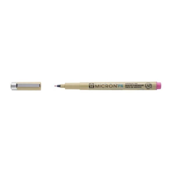 Sakura Pigma Micron PN Kırılmaz Esnek Uç Yazı ve Çizim Kalemi Pink