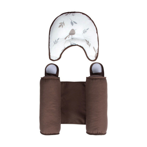 Sevi Bebe Kafa Şekillendirici Yastık & Yan Yatış Yastığı Kuş Desen - 2