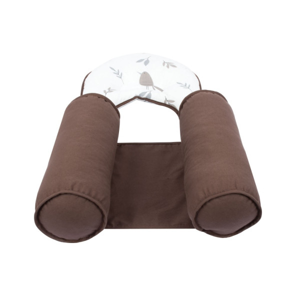 Sevi Bebe Kafa Şekillendirici Yastık & Yan Yatış Yastığı Kuş Desen - 3