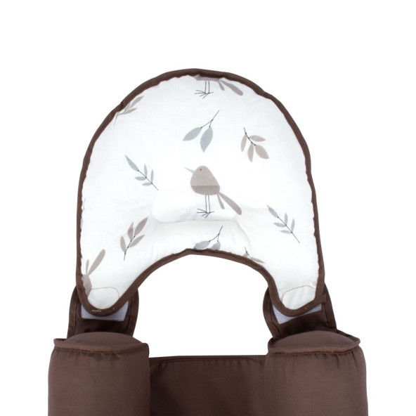 Sevi Bebe Kafa Şekillendirici Yastık & Yan Yatış Yastığı Kuş Desen - 7