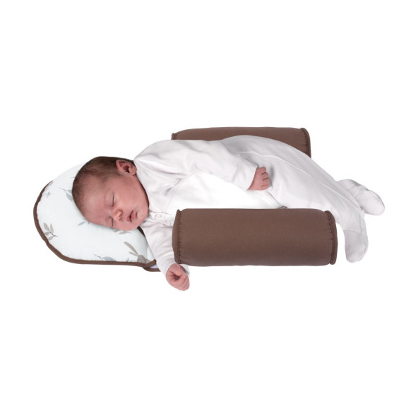 Sevi Bebe Kafa Şekillendirici Yastık & Yan Yatış Yastığı Kuş Desen - 10