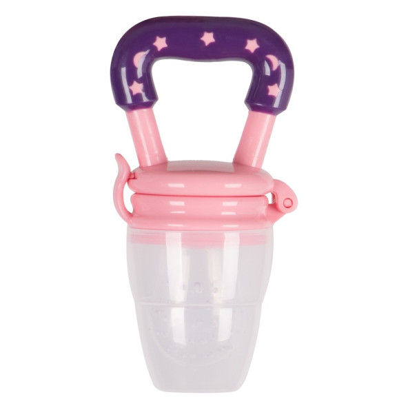 Sevi Bebe Silikon Meyve Emziği & Diş Kaşıyıcı Pembe