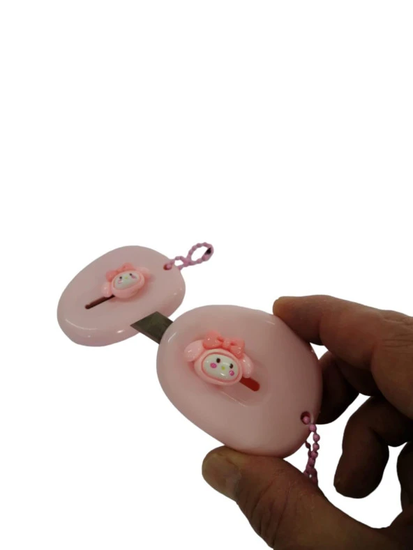 SRTfootcare (1 Adet PEMBE) Sevimli Emojili Mini Maket Bıçağı - 4