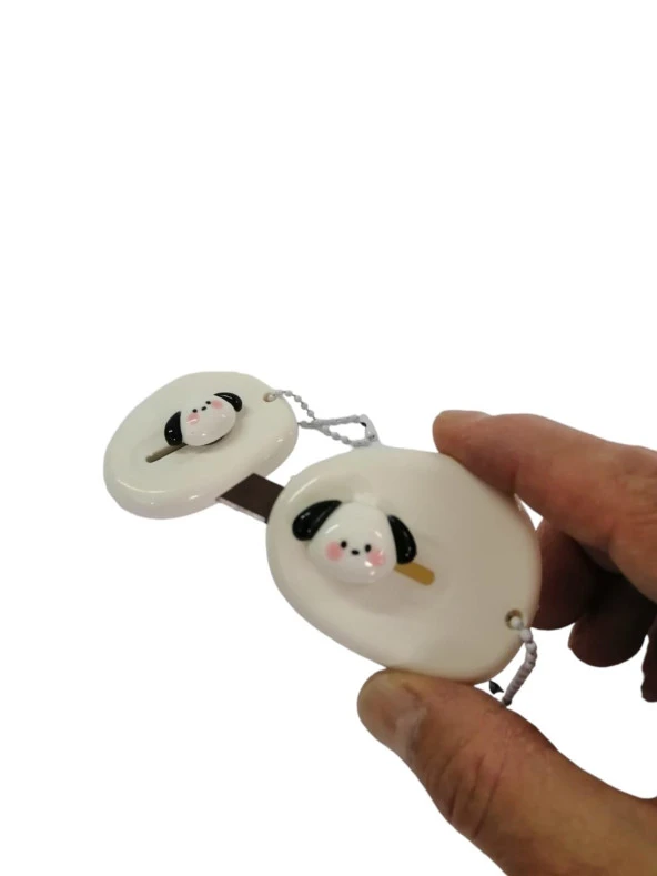 SRTfootcare (1 Adet BEYAZ ) Sevimli Köpek Emojili Mini Maket Bıçağı - 3
