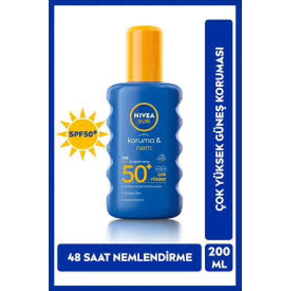 Nivea Güneş Koruyucu & Nemlendirici Spray Spf 50 200 ml - 2