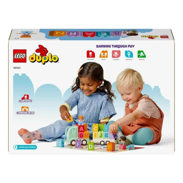 LEGO® DUPLO® Kasabası Alfabe Kamyonu Oyuncağı 10421 - 3