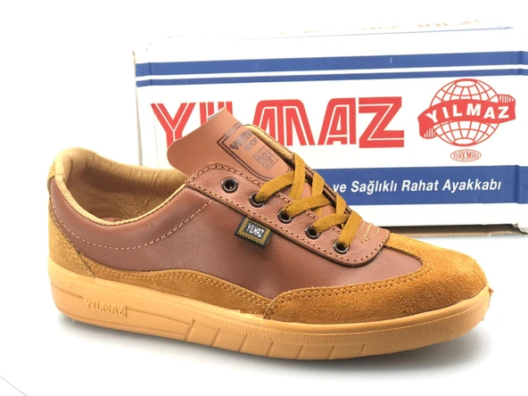 YILMAZ Mekap %100 Hakiki Deri Unisex İş ve Spor Ayakkabı - 2