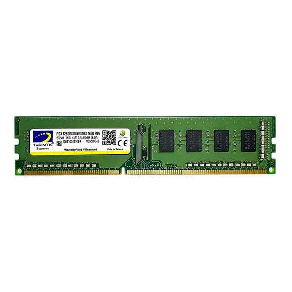 TwinMOS DDR3 8GB 1600MHz 1.5V MDD38GB1600D Desktop Pc Ram ürün görseli 1