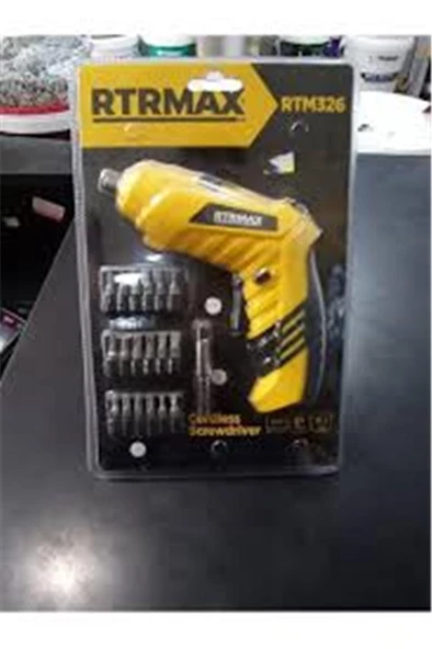 Rtrmax Şarjlı 19 Parça Tornavida Seti RTM-326 ürün görseli 1