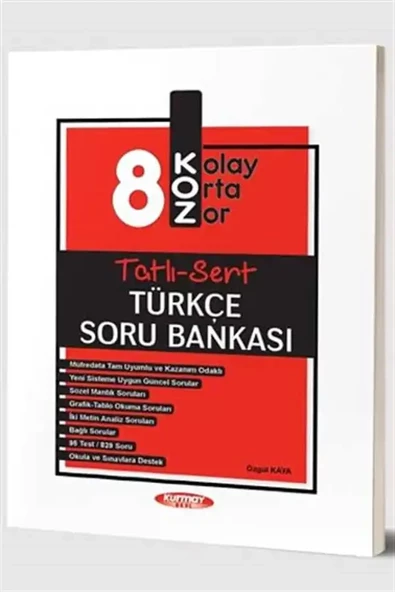 8.Sınıf KOZ Tatlı Sert Türkçe Soru Bankası Kurmay ELT