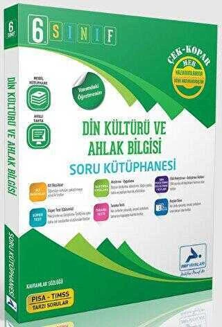 6. Sınıf Din Kültürü Ve Ahlak Bilgisi Soru Kütüphanesi PRF Paraf Yayınları