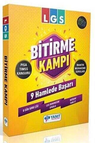 Yanıt Yayınları 8. Sınıf LGS Bitirme Kampı 9 Hamlede Başarı