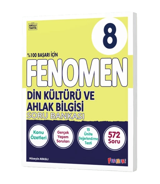 Fenomen 8.sınıf Din Kültürü ve Ahlak bilgisi soru bankası