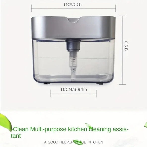 Otomatik Sıvı Dağıtıcılı Taşınabilir Sabunluk + 1 ADET SÜNGER HEDİYE - 5