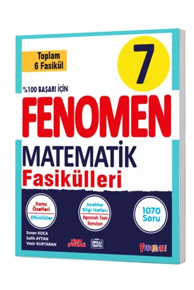 Fenomen Okul Yayınları 7. Sınıf Matematik Fasikül Seti