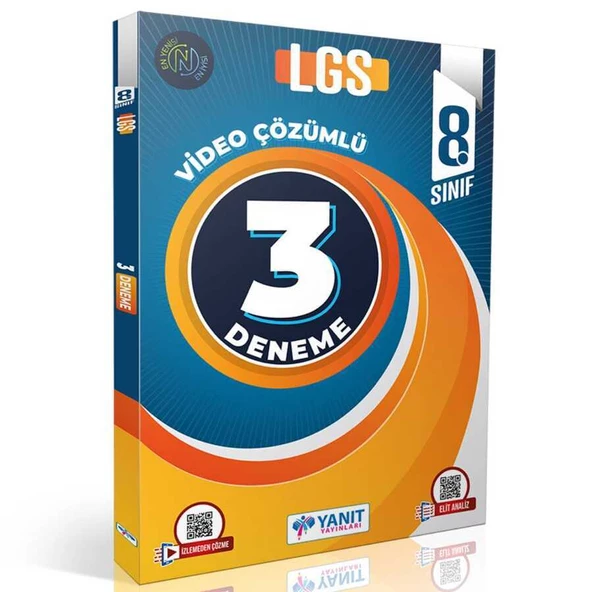 Yanıt Yayınları LGS 8. Sınıf 3 Deneme Video Çözümlü