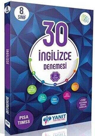 8. Sınıf İngilizce 30 lu Branş Denemesi Yanıt Yayınları