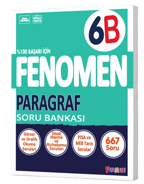 Gama Okul Yayınları 6. Sınıf Paragraf B Fenomen Soru Bankası