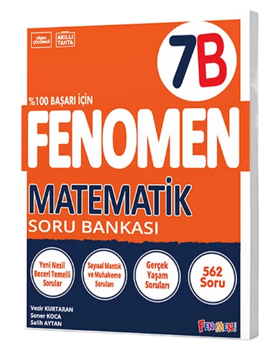 Fenomen Okul Yayınları 7. Sınıf Matematik B Fenomen Soru Bankası