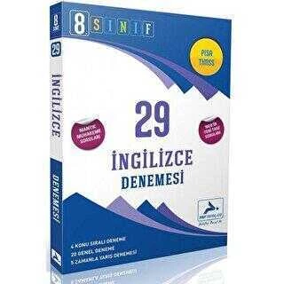 PRF Yayınları 8. Sınıf İngilizce 29`lu Branş Deneme