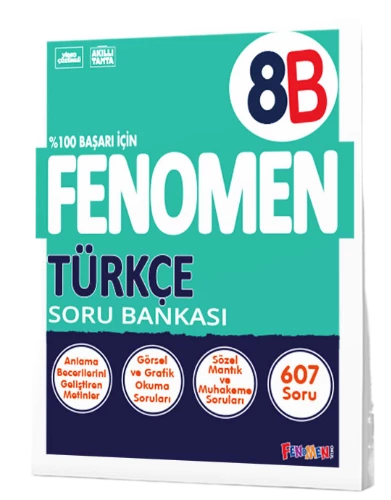 8. Sınıf LGS Türkçe (B) Fenomen Soru Bankası Gama Okul Yayınları