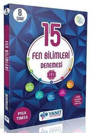 Yanıt Yayınları Yanıt 8. Sınıf Çözümlü 15 Fen Bilimleri Branş Deneme