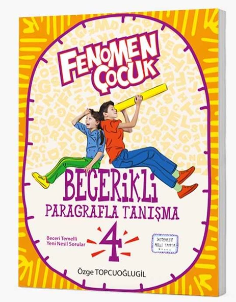 Fenomen Kitap 4. Sınıf Becerikli Paragrafla Tanışma Fenomen Çocuk