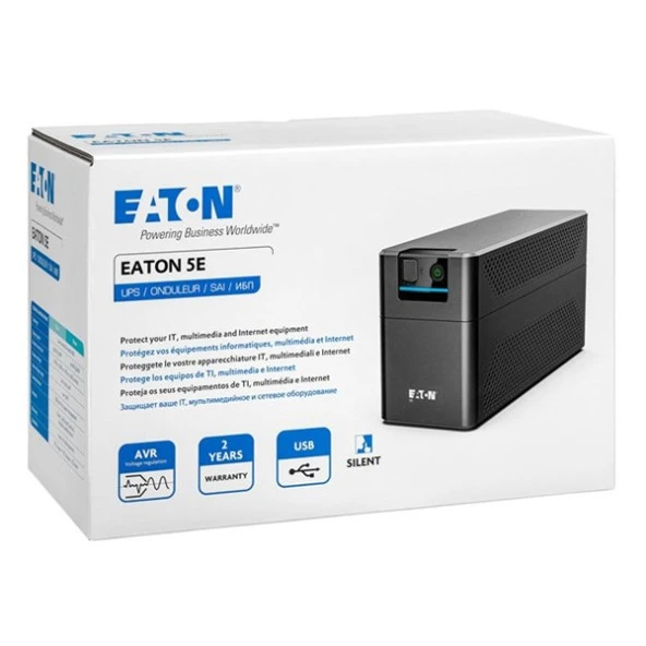 EATON 700VA 5E 700 USB DIN(Schuko) Line-Interactive UPS - Resim 3