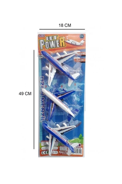 3 Lü Uçak Seti ürün görseli