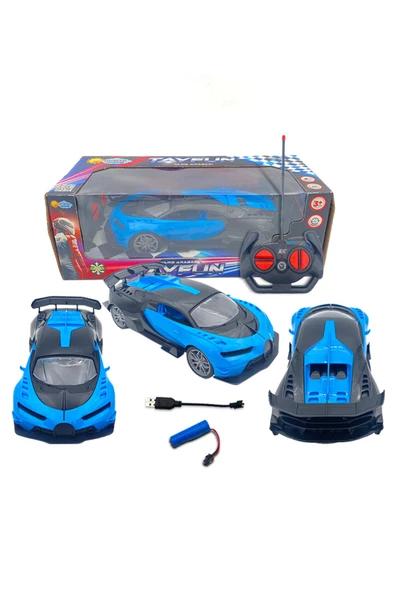 Uzaktan Kumandalı Tayfun Şarzlı Araba 1:16 Mavi Renk - 2