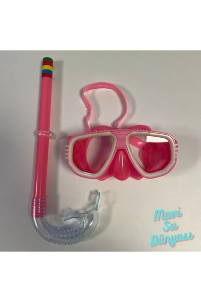 Çocuk Şnorkel Set 3 ile 7 Yaş Arası Deniz ve Havuz Maske Seti - 4