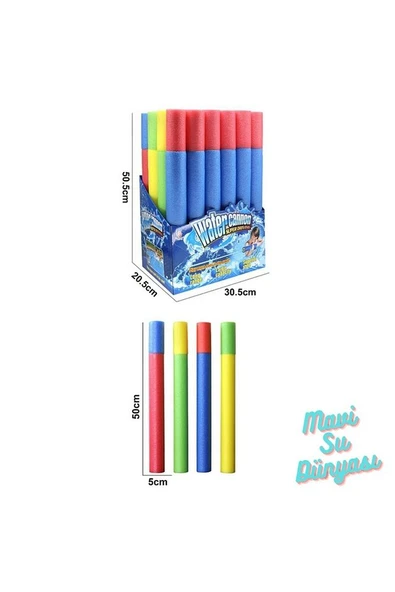 Su Tabancası 50 Cm Sünger - Mavi Su Dünyası