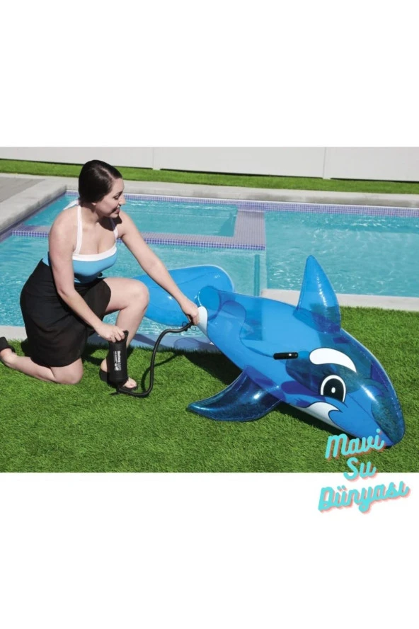 Transparan Balina Binici 157 X 94 Cm - Pompa Dahil - 4