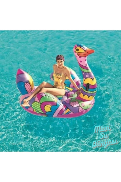 Renkli Ördek Binici Tutmalı 190 X 166 Cm