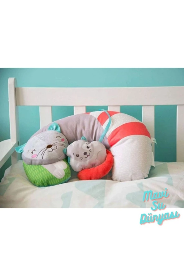 Peluş Oyun Yastığı - Mavi Su Dünyası - 2