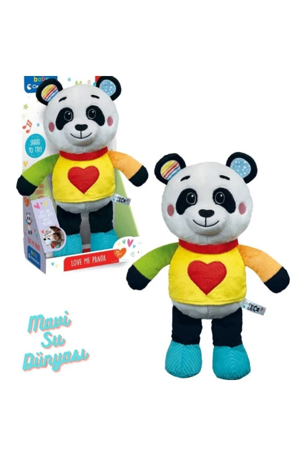 Peluş Müzikli Panda - Mavi Su Dünyası