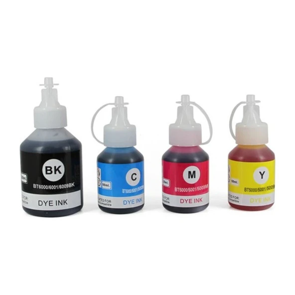 PlusPrint  brother DCP-T700W Muadil Mürekkep Seti 4 Renk - Resim 2