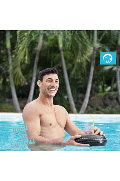 Şişme Deniz Bardaklık, Havuz Bardaklık Lastik Desenli - 2