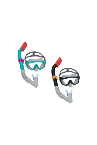 Çocuk Şnorkel Set Spark Wave Mavi Renk 7 ile 14 Yaş Arası - Mavi Su Dünyası - 4
