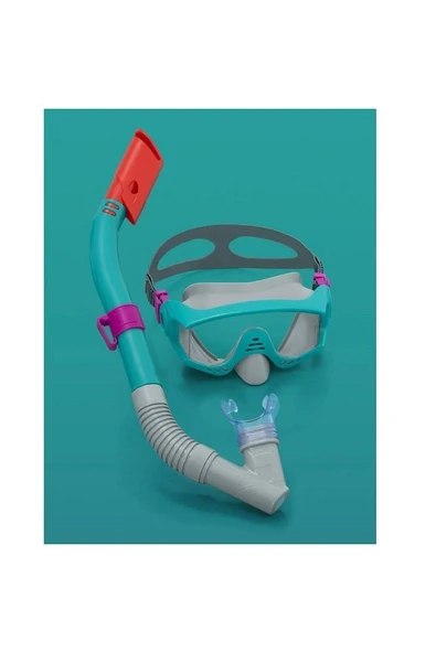 Çocuk Şnorkel Set Spark Wave Mavi Renk 7 ile 14 Yaş Arası - Mavi Su Dünyası