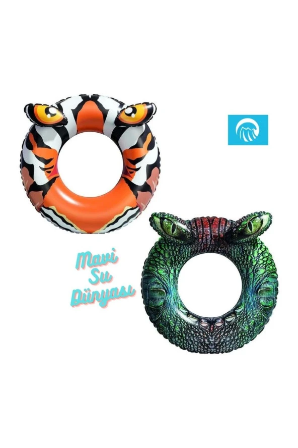 Çocuk Simit Kaplan Desenli 91 Cm - 2